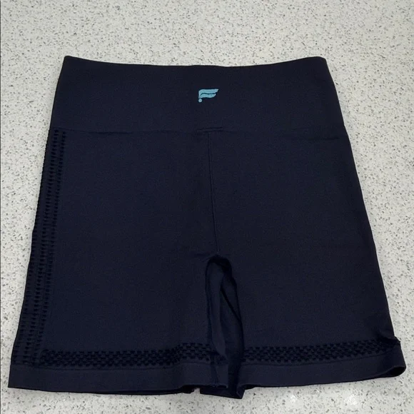 Fabletics Navy Bike Shorts - Picture 3 of 3